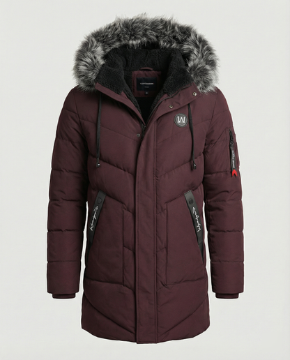 Cappotto Invernale Uomo Stile Elegante Caldo