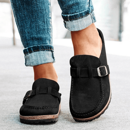 Sandali Donna Forma Ergonomica Tacco Chiuso