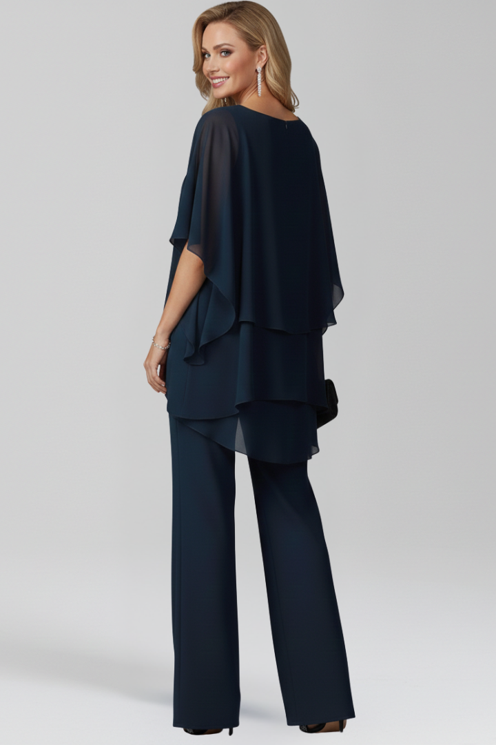 Tuta Donna Fluida Wide Leg Spalle Scoperte