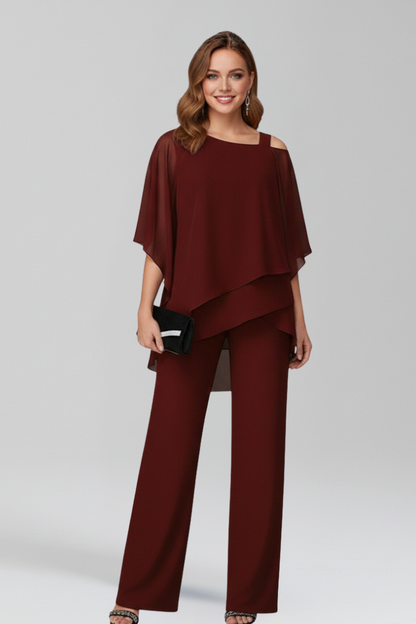 Tuta Donna Fluida Wide Leg Spalle Scoperte