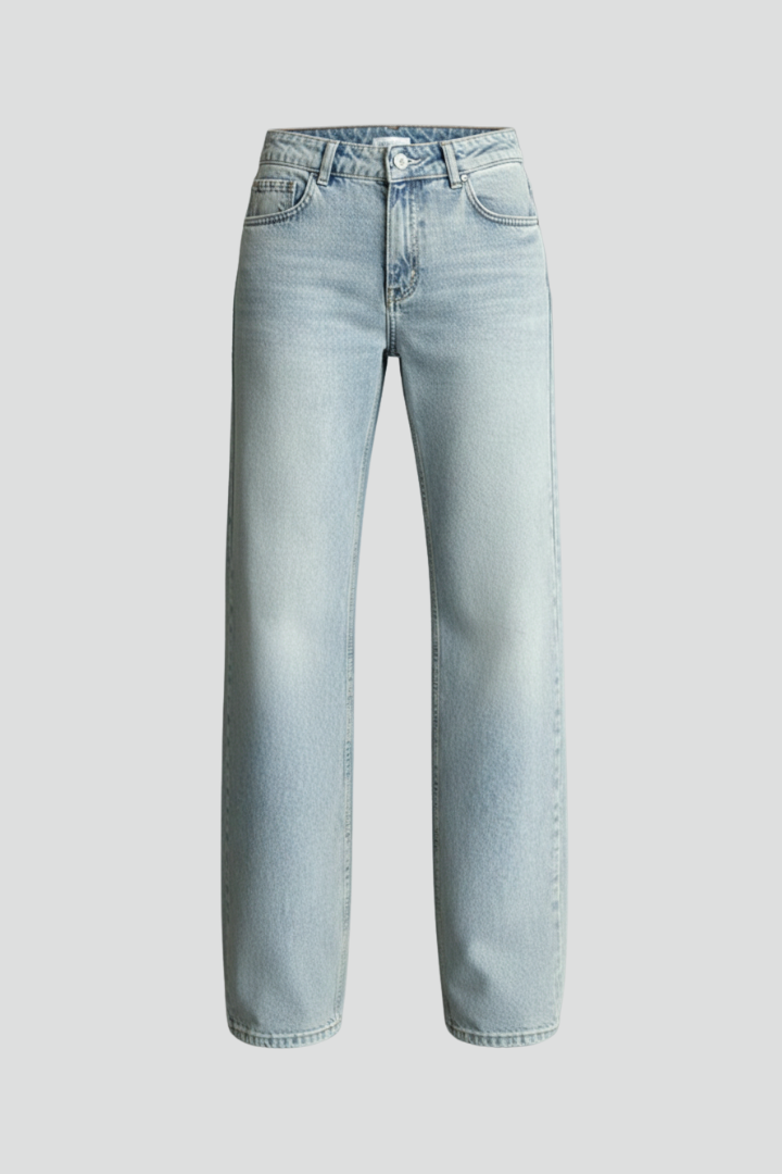 Jeans Donna Denim Casual Vita Bassa Taglio Dritto - Brentozzi