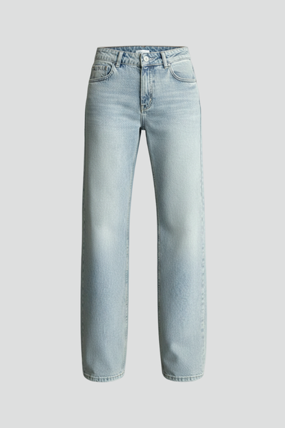 Jeans Donna Denim Casual Vita Bassa Taglio Dritto - Brentozzi