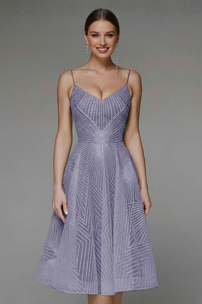 Abito Midi Donna A-Linea Spalline Sottili
