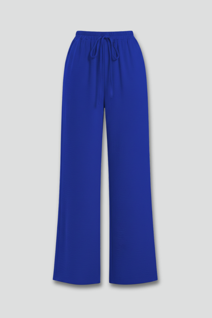 Pantaloni Palazzo Donna con Coulisse e Tasche Laterali - Brentozzi