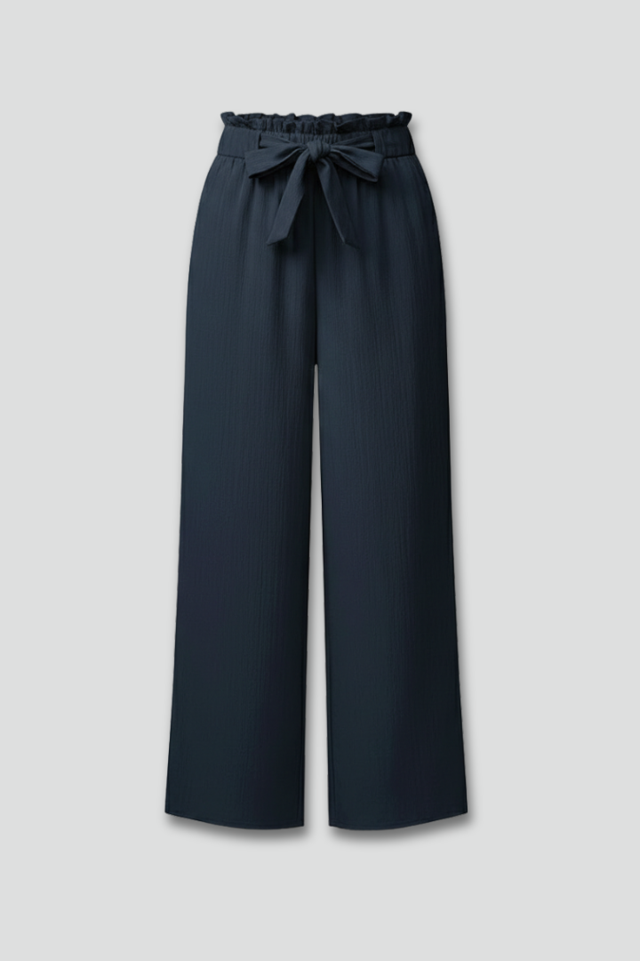 Pantaloni Palazzo Donna con Cintura e Taglio Largo - Brentozzi