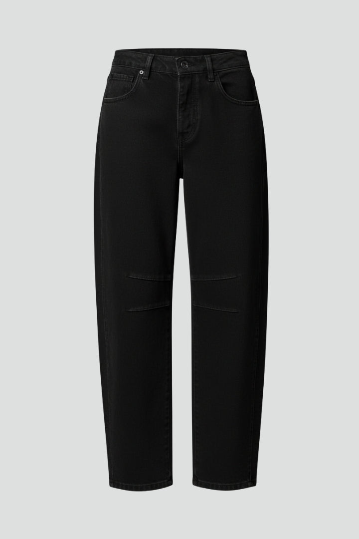 Jeans Donna Vita Alta in Stretch Taglio Largo - Brentozzi