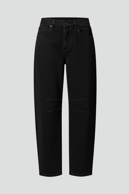Jeans Donna Vita Alta in Stretch Taglio Largo - Brentozzi