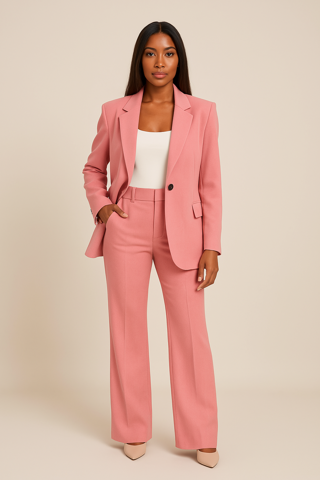 Completo Pantaloni Donna da Ufficio Due Pezzi Classico