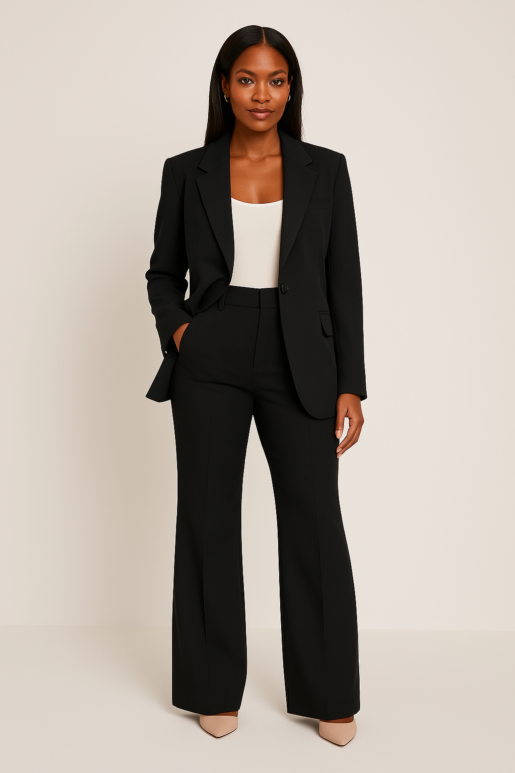Completo Pantaloni Donna da Ufficio Due Pezzi Classico - Brentozzi