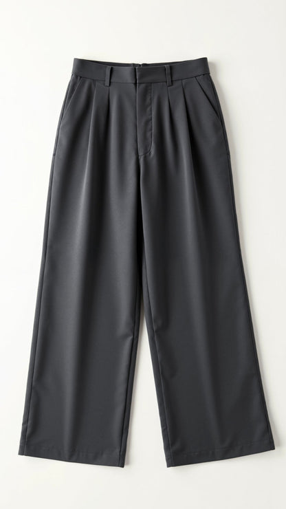 Pantaloni Donna Vita Alta Vestibilità Ampia