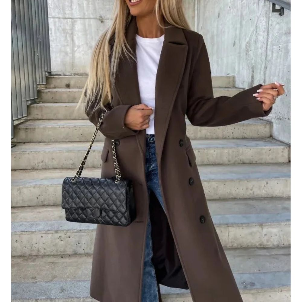 Cappotto Lungo Donna Invernale con Cintura - Brentozzi