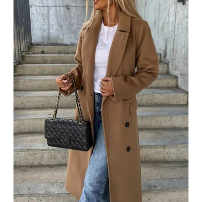 Cappotto Lungo Donna Invernale con Cintura