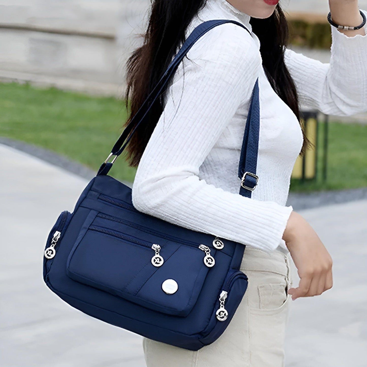 Borsa Tracolla Donna Impermeabile Stile Casual