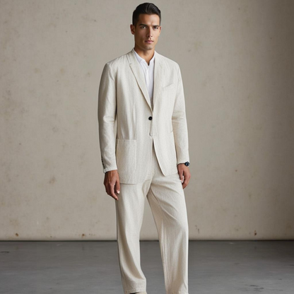 Completo Uomo Classico Giacca Gilet e Pantaloni