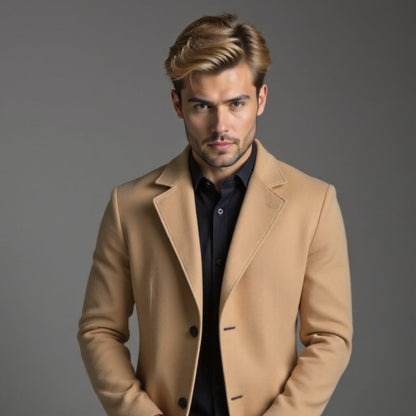 Cappotto Uomo Invernale Classico Slim Fit