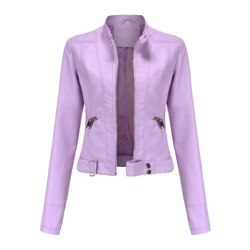 Giacca Donna in Pelle Vera Design Elegante Classico