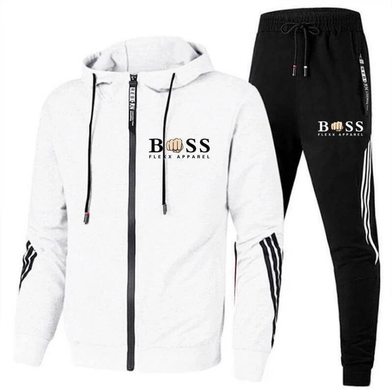 Tuta Jogging Uomo Tessuto Tecnico Stile Sportivo - Brentozzi