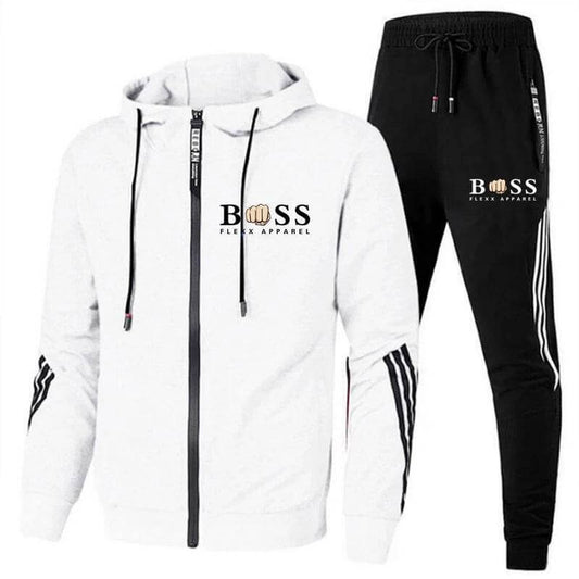 Tuta Jogging Uomo Tessuto Tecnico Stile Sportivo - Brentozzi