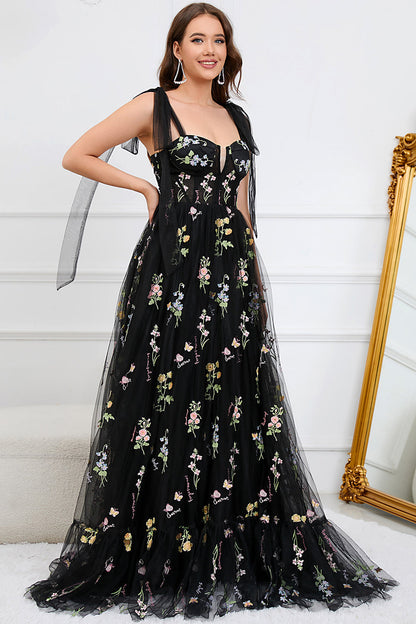 Abito Maxi Donna Elegante Fantasia Floreale - Brentozzi