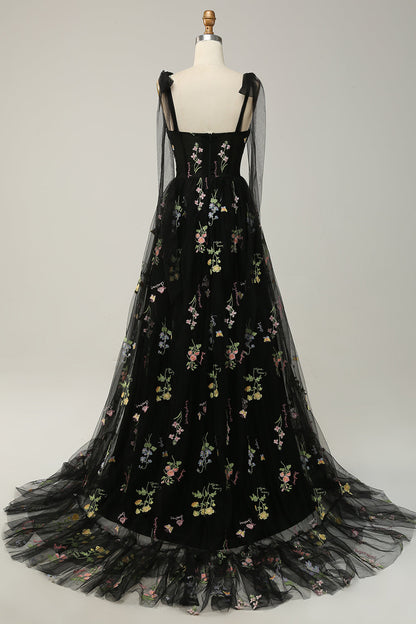 Abito Maxi Donna Elegante Fantasia Floreale
