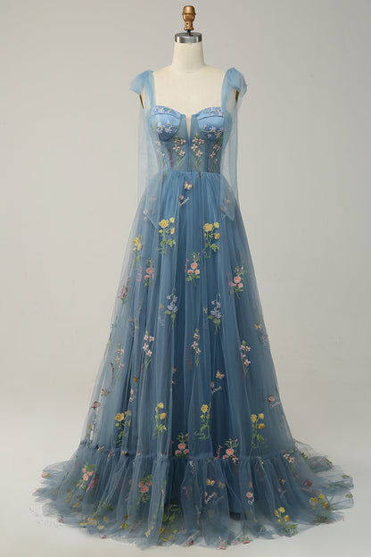 Abito Maxi Donna Elegante Fantasia Floreale