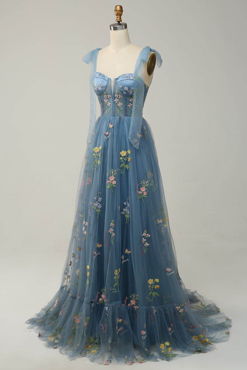 Abito Maxi Donna Elegante Fantasia Floreale