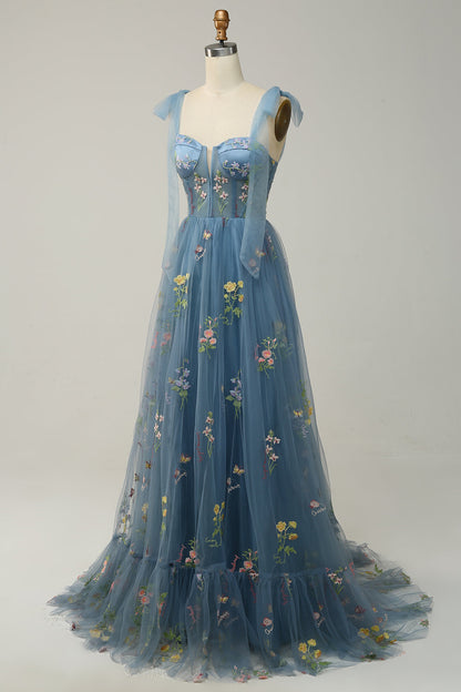Abito Maxi Donna Elegante Fantasia Floreale
