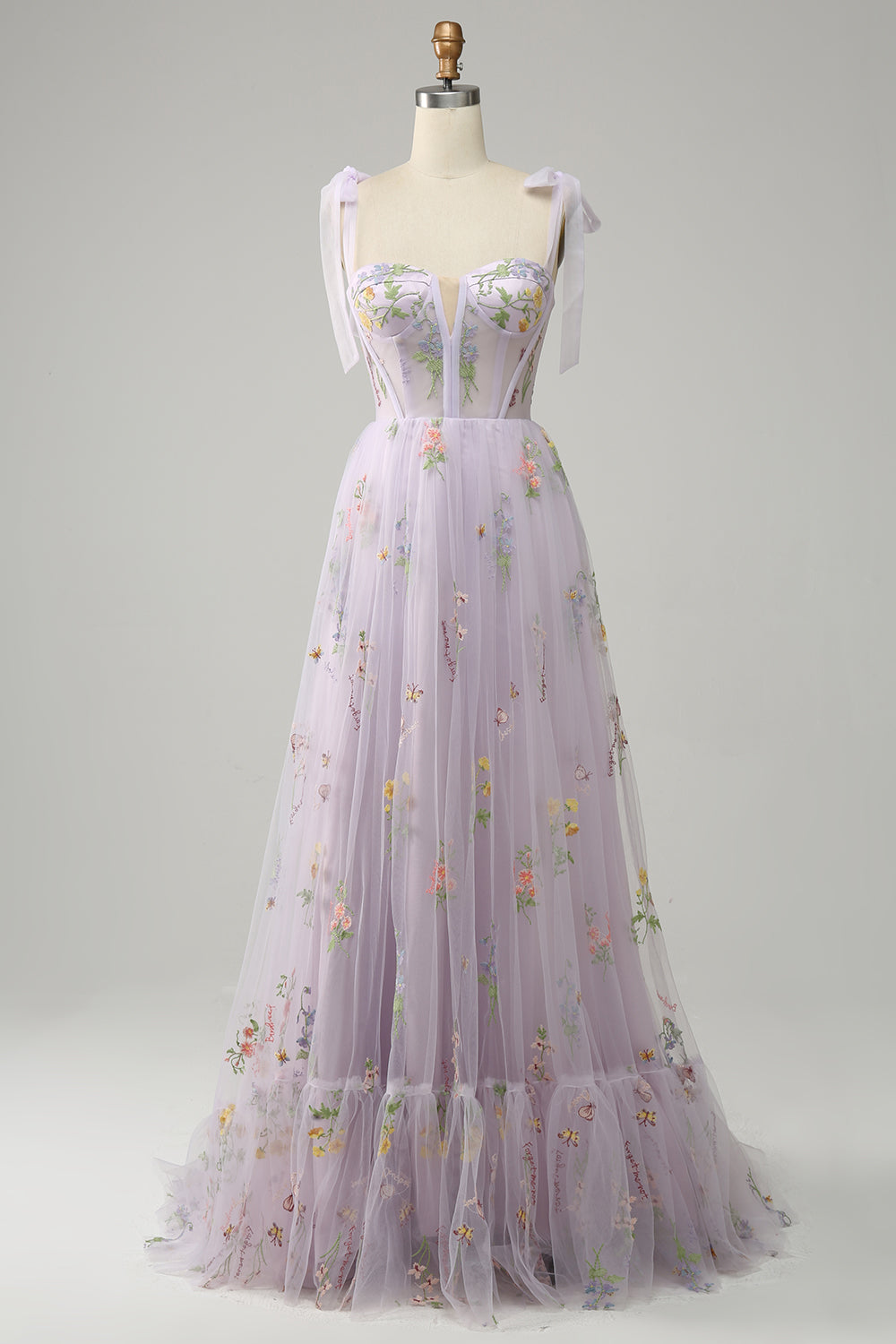 Abito Maxi Donna Elegante Fantasia Floreale