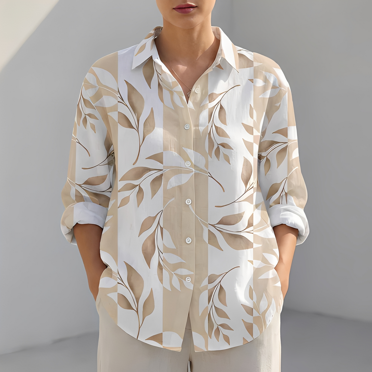 Camicia Donna Estiva Moda Casual Morbida