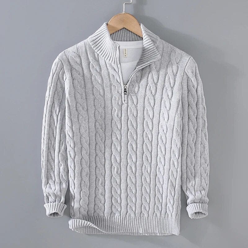 Maglione Uomo in Cotone Casual Moderno Primavera Autunno