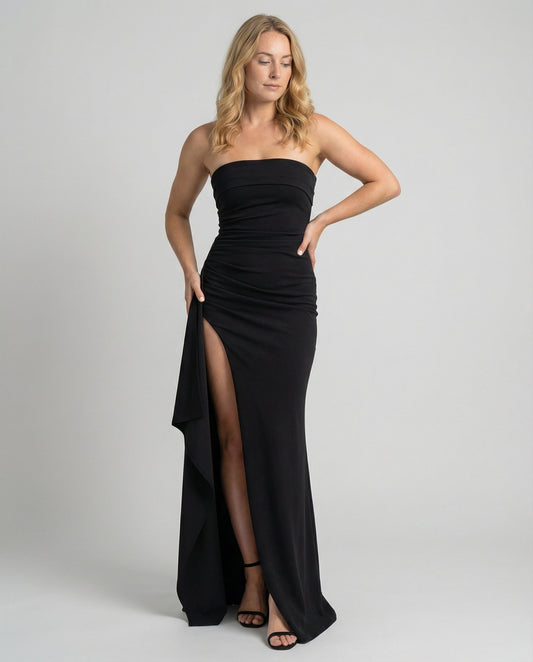 Abito Maxi Donna Elegante Semplice - Brentozzi