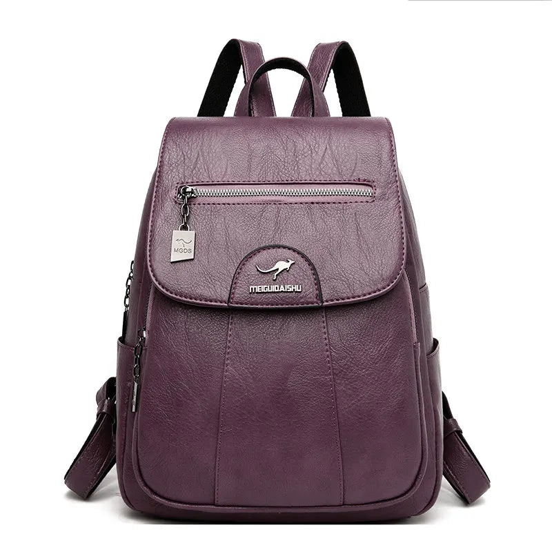 Zaino antifurto versatile da donna, grande capacità, tessuto resistente 10