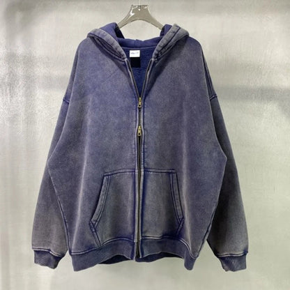 Felpa Con Cappuccio Batik-Wash per Uomo | Zelara