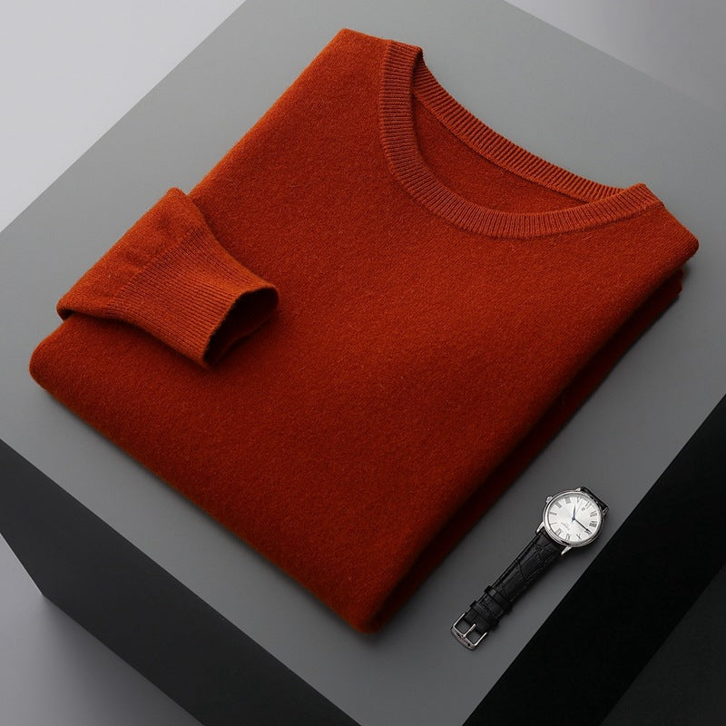 Zelara | Pullover In Maglia Ampia Scollo Tondo Caramello