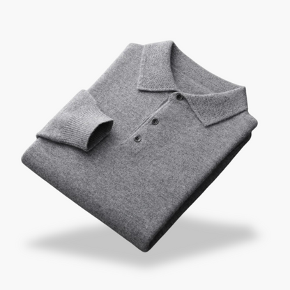 Maglione Uomo in Lana Stile Polo Classico - Vesarelli