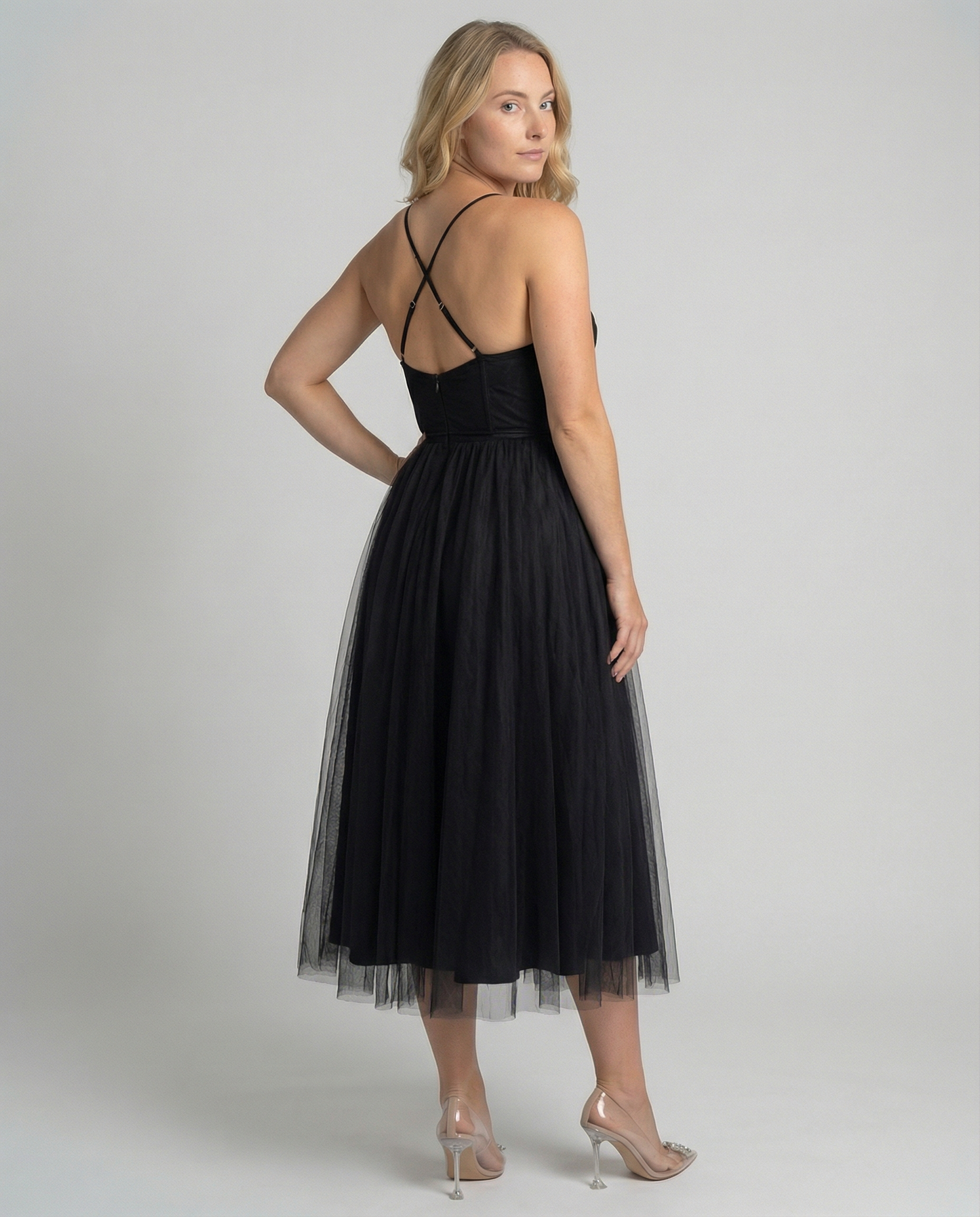 Abito Elegante Donna Stile Glamour