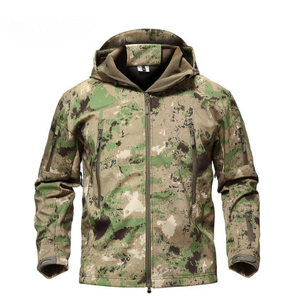 Giacca Impermeabile Antipioggia Termica Per Uomo | Zylera Verde Militare-a