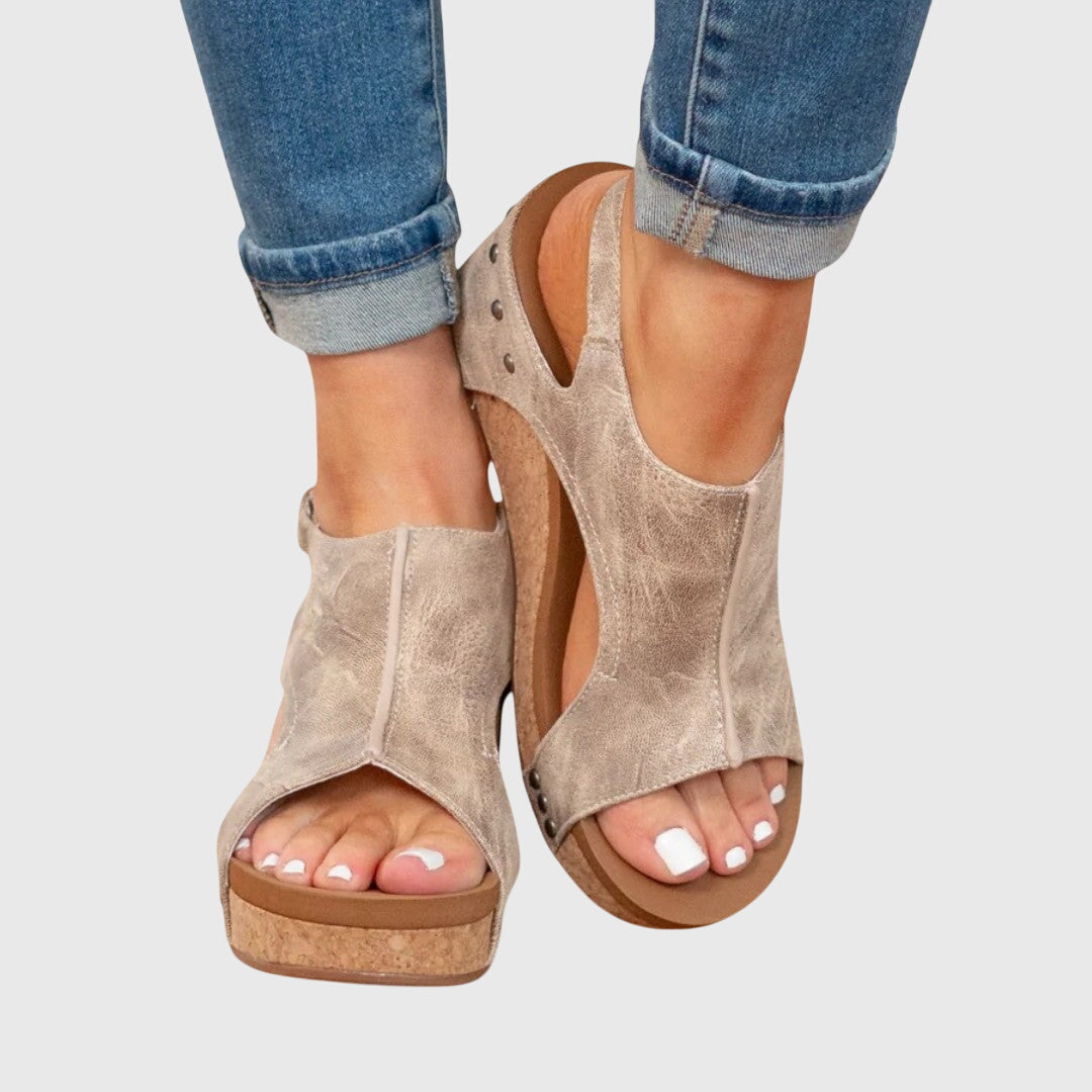 Sandali Donna Orthopedici con Zeppa Platform