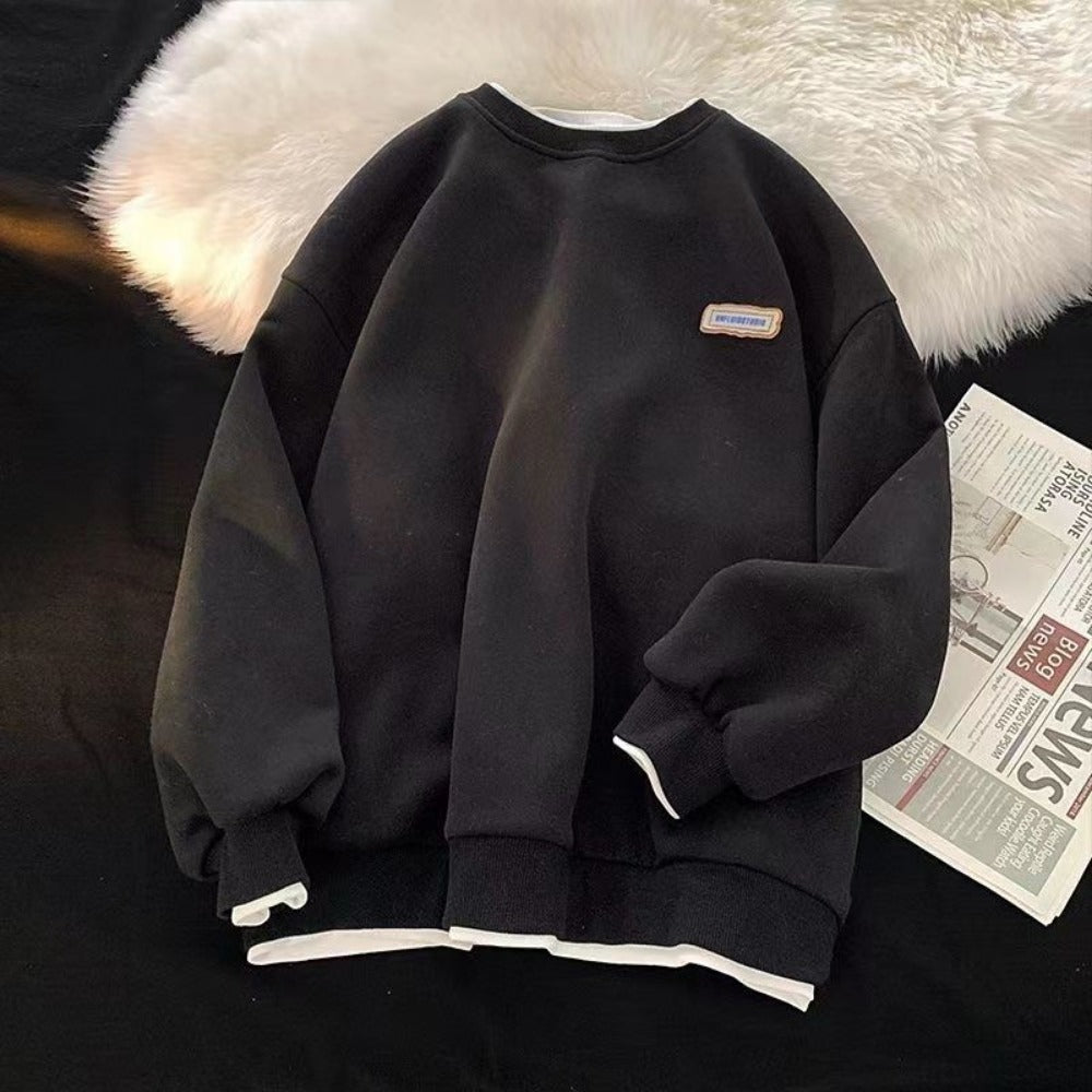 Felpa Donna Girocollo Manica Lunga Regular Fit