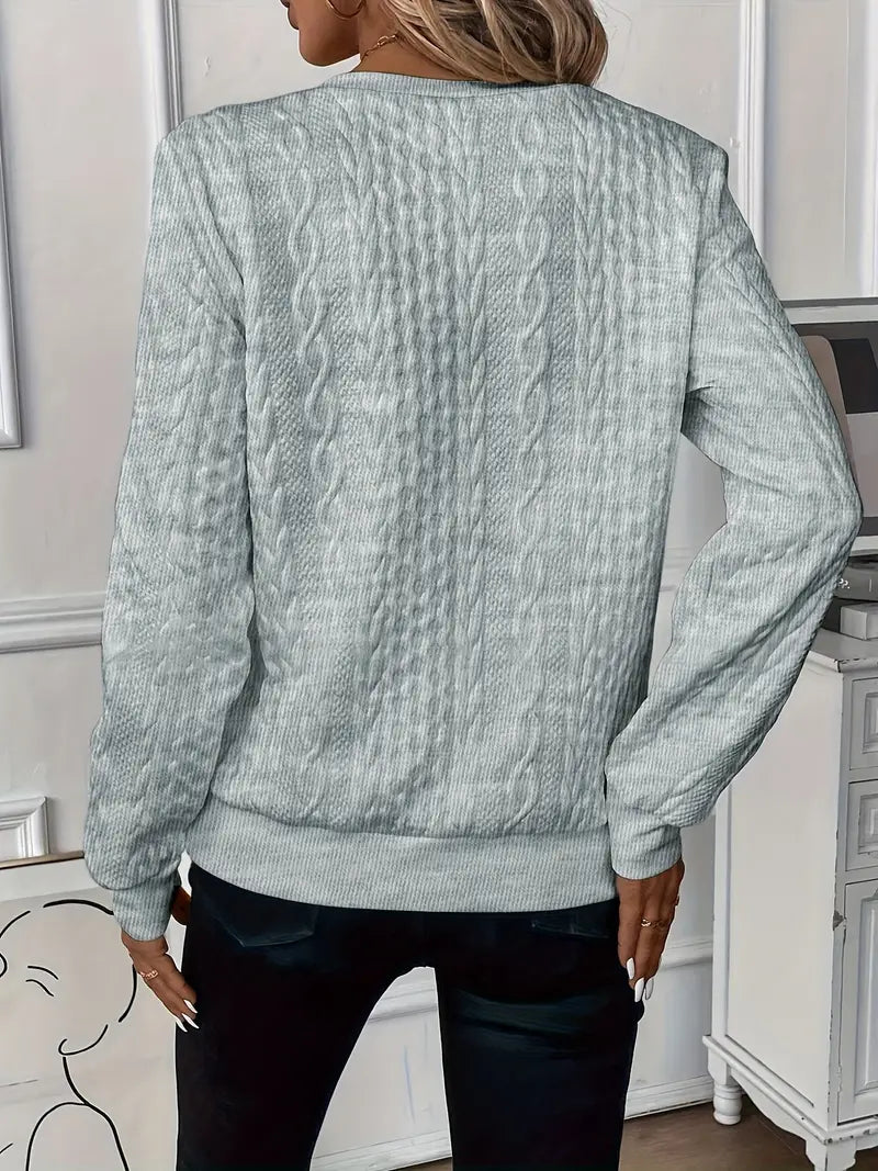 Maglione Donna con Zip Tessuto Morbido Stagionale