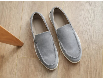 Scarpe Uomo Basse Pelle con Tomaia Aperta