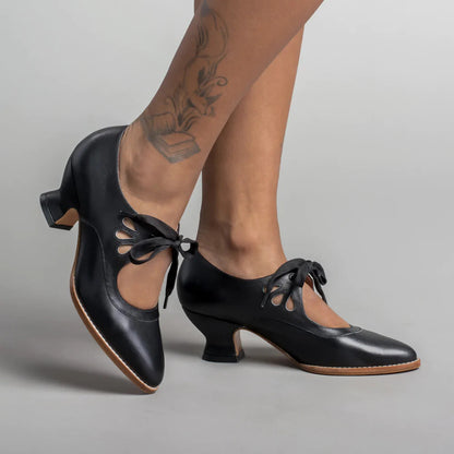 Décolleté Donna con Tacco e Lacci