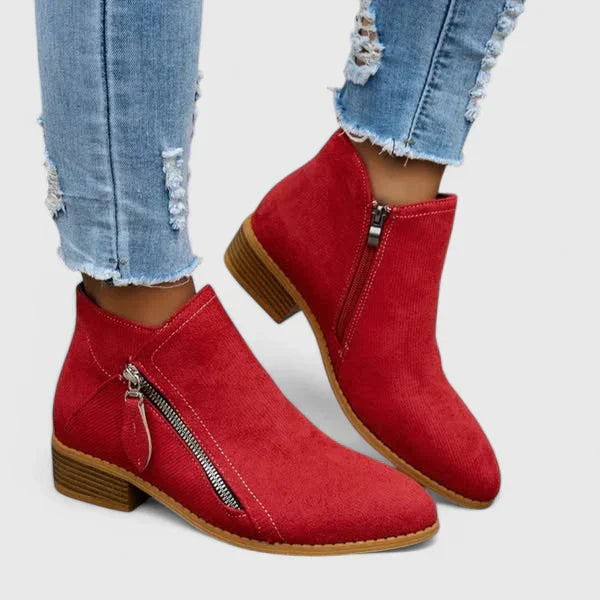 Stivaletto Donna Ortopedico con Chiusura a Zip