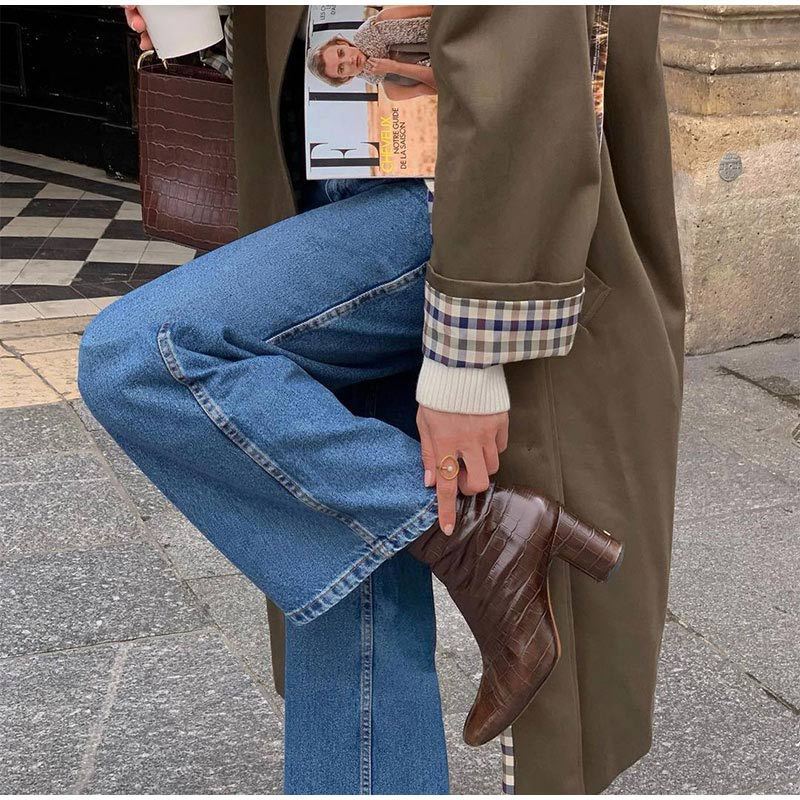 Trench Coat Donna Elegante Lungo Classico