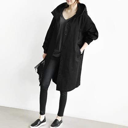 Giacca Antivento Unisex con Cappuccio DuraCoat Lunga
