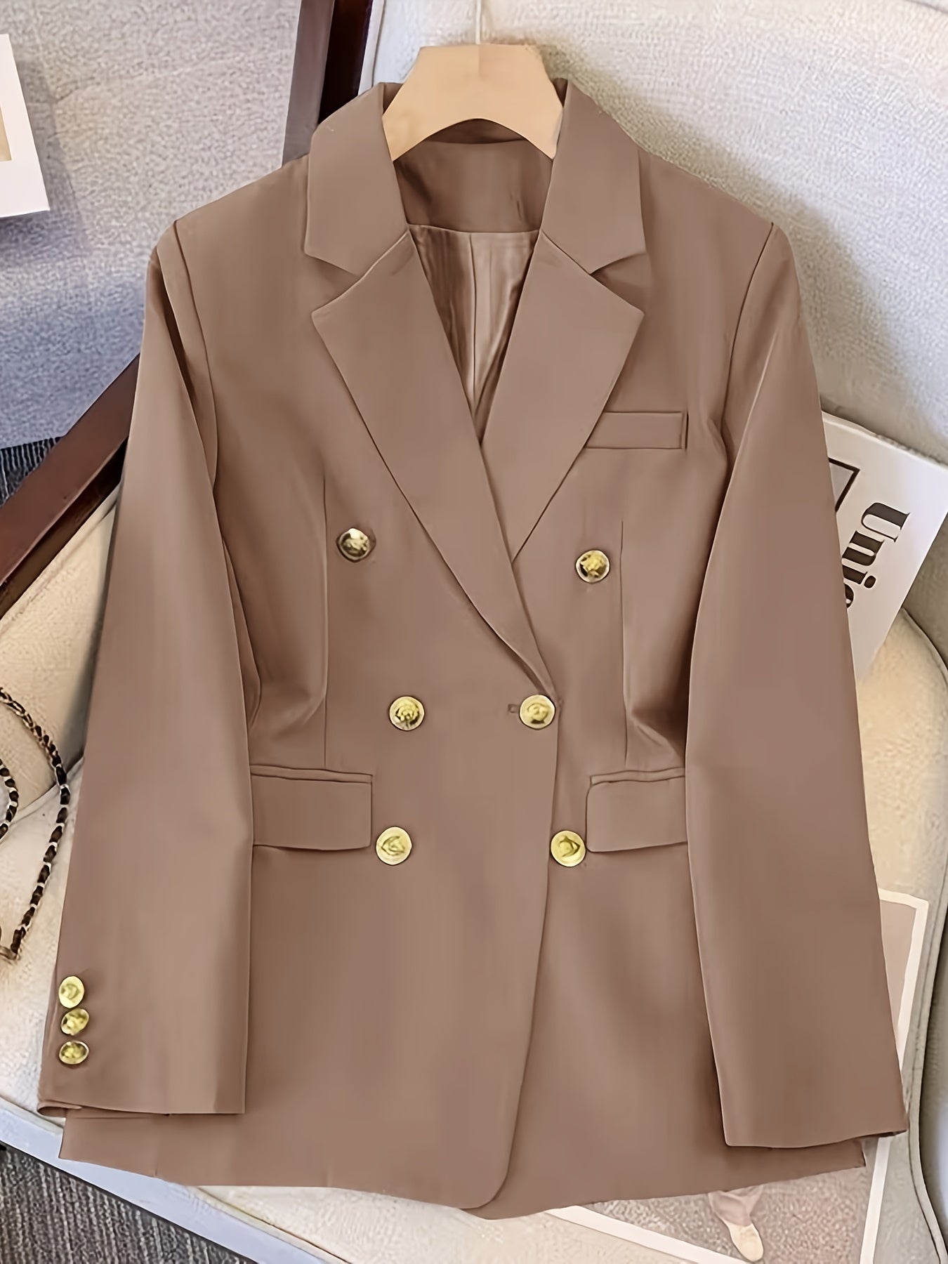 Blazer Donna Slim Fit Bottoni Decorativi