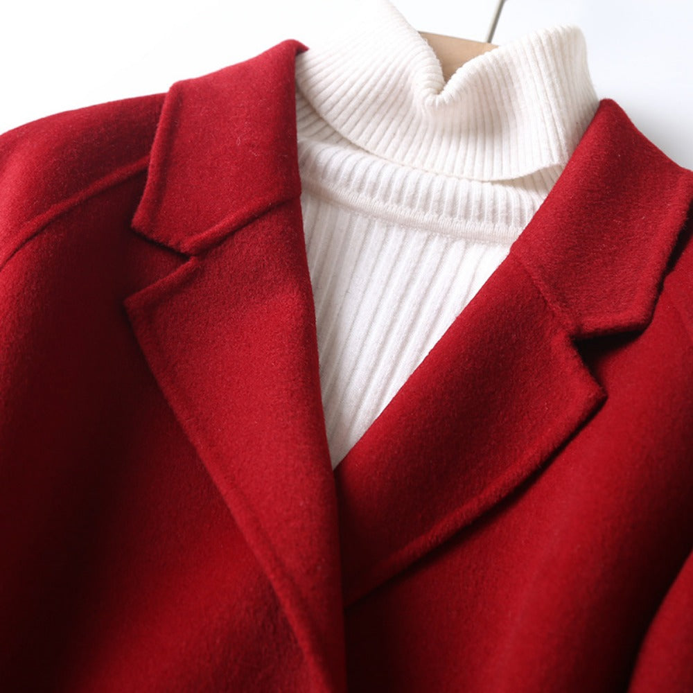 Cappotto Donna Lana Doppiopetto Classico
