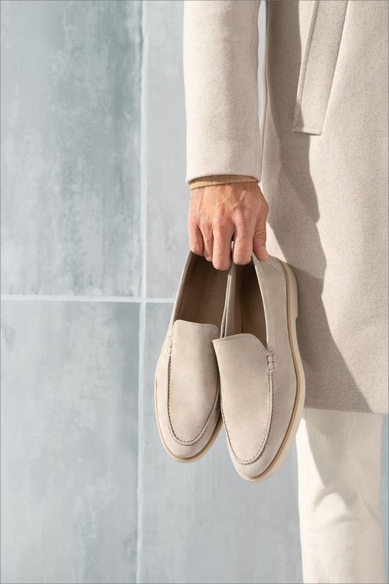Scarpe Uomo in Camoscio Stile Elegante