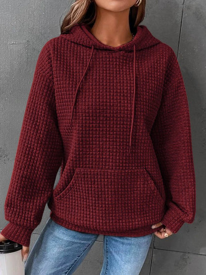 Felpa Donna in Maglia a Nido dApe Comoda Casual