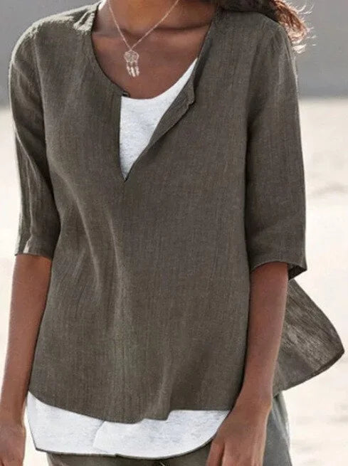 Blusa Donna Multistrato Linee Regolari